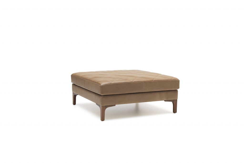 DS-fourty eight/five stool. Quilted stitching in leather on the seat and backrest.