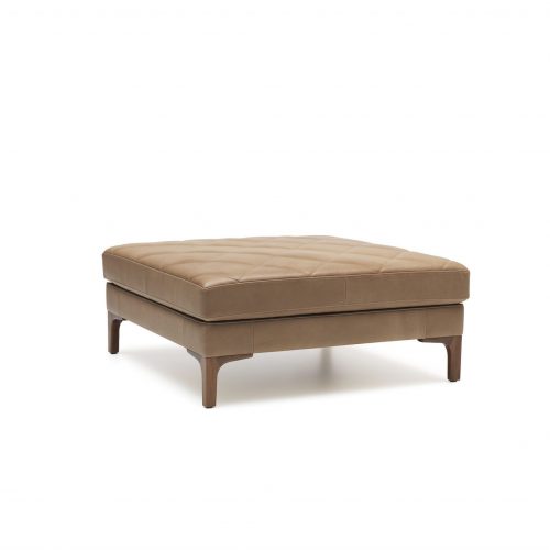 DS-fourty eight/five stool. Quilted stitching in leather on the seat and backrest.