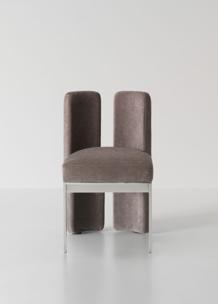 Chic design featuring a silver plated base.