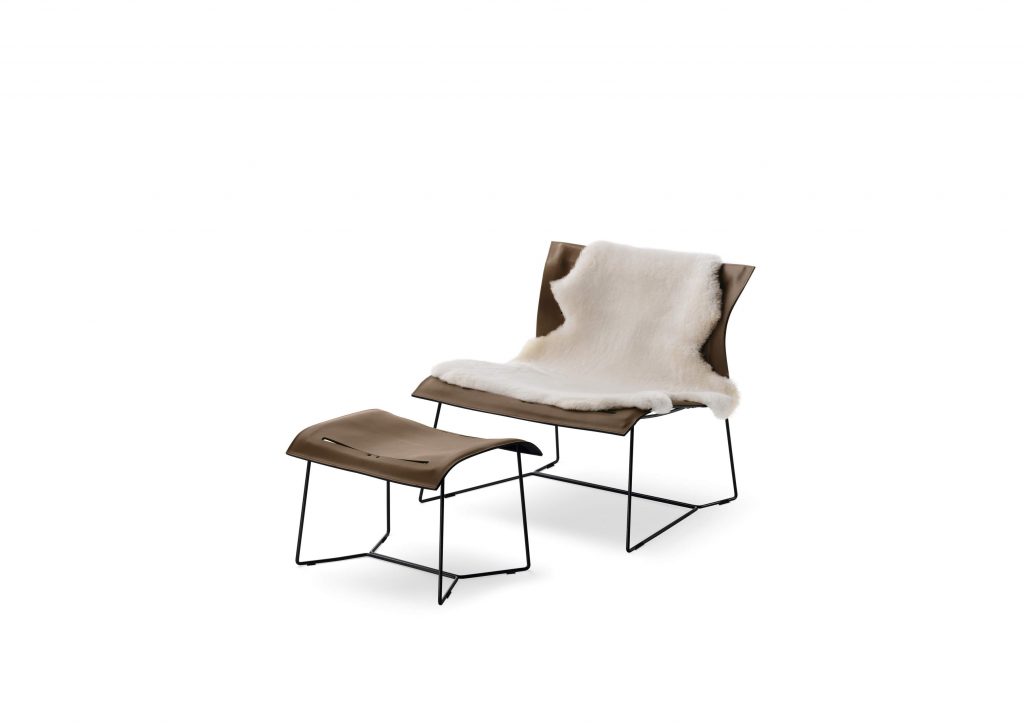 Cuoio Lounge Stool