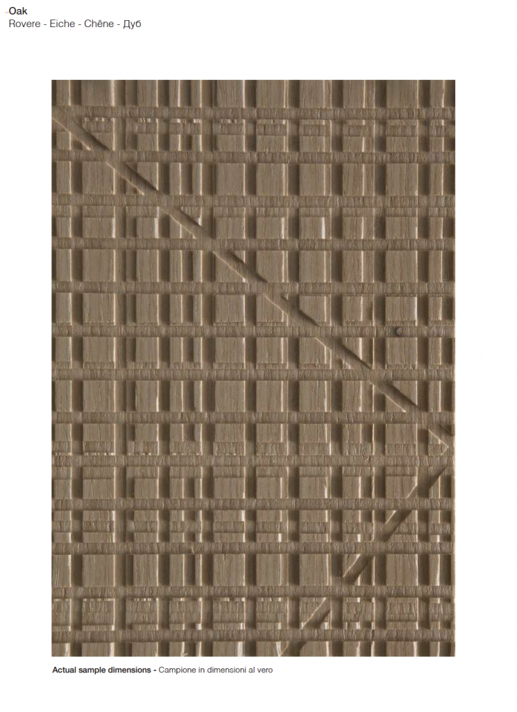 Maxima finish wood sample in a light brown color with rough texture, set against a white background.