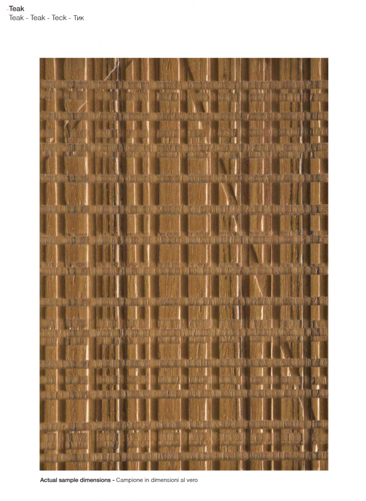 Maxima finish wood sample in a medium brown color with rough texture, set against a white background.