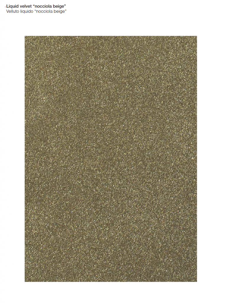 Velvet finish wood sample in a brown color with a smooth, luxurious texture, on a white background.