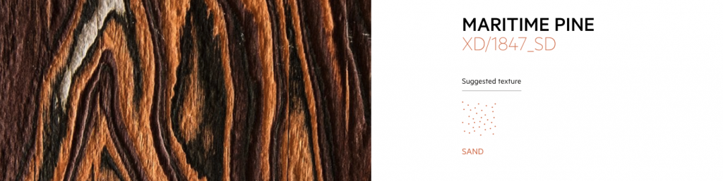 Bark material sample with bark-like texture in dark brown and black tones.