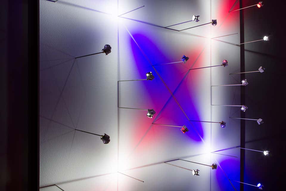 Erwin Redl Dial Lights in White-Red and White-Blue