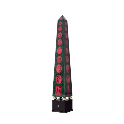 Cammei Obelisk in front of a white background