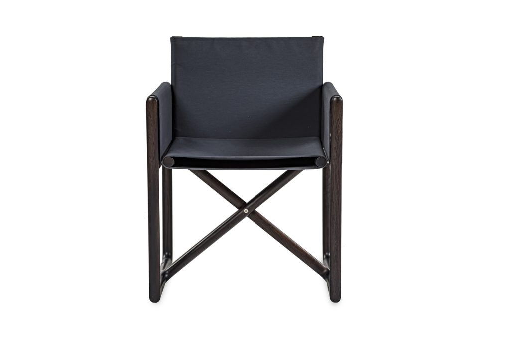 Navy blue Textiles upholstery for a timeless look.
