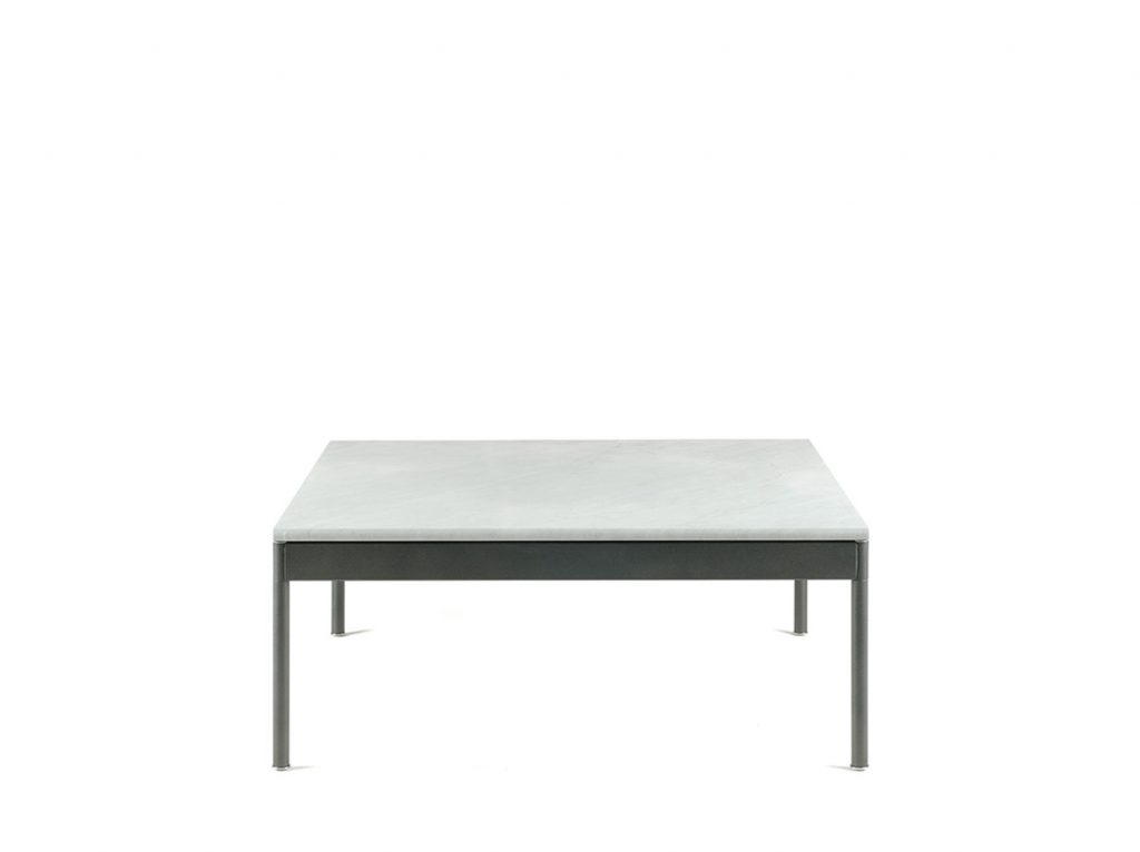 sofa support made of stainless steel base in a gray and white cool tone on a white background