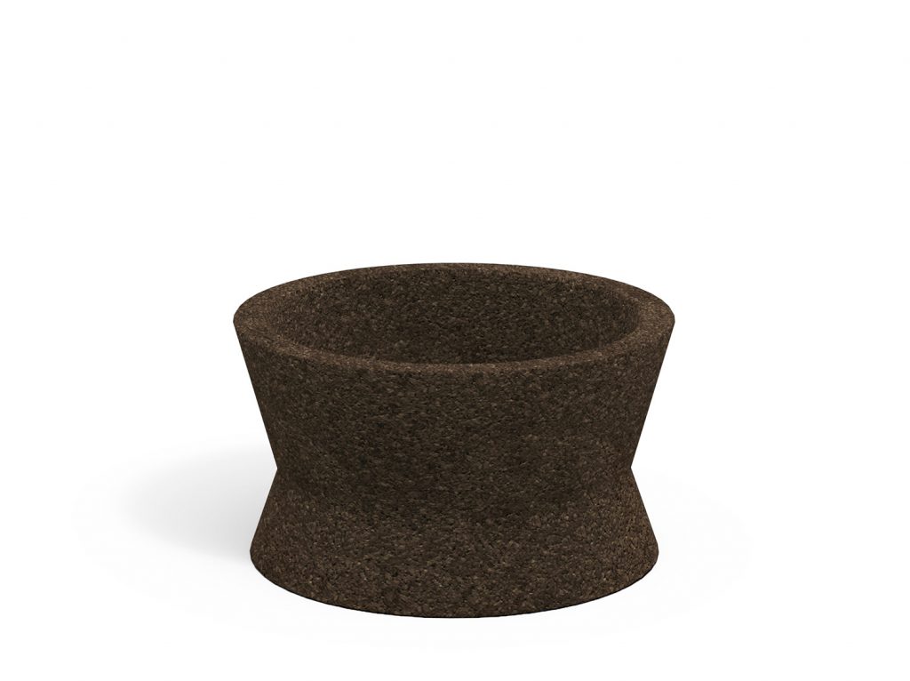 Bush On One Planter in front of a white background