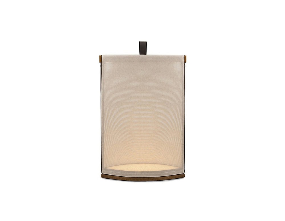 Rod Pillow Lantern Outdoor offers elegant soft light with a fabric shade and wood details, designed to bring warmth and style to outdoor spaces.