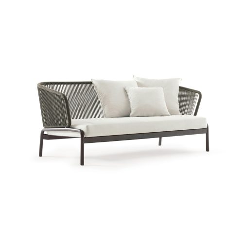 Spool Two Sofa in front of a white background