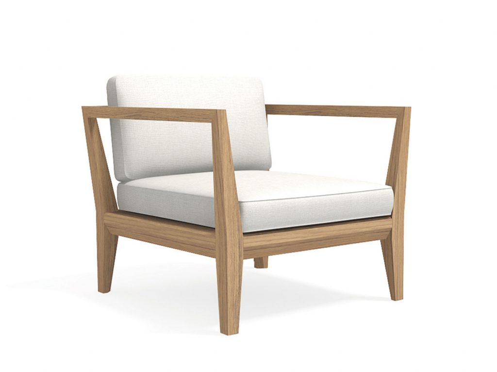 Teka Ten Sofa in white in front of a white background