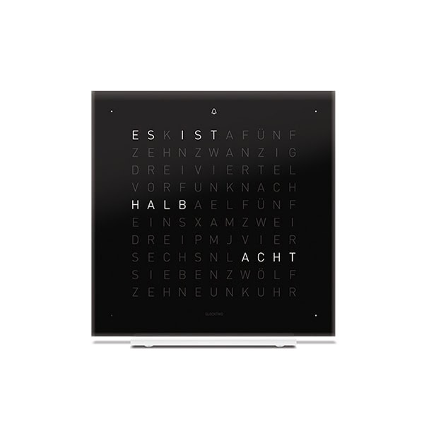 QLOCKTWO Touch in black in front of a white background