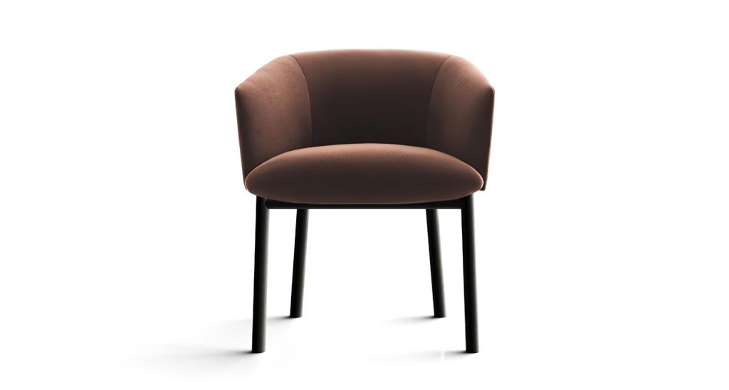 Livrette chair in front of a white background