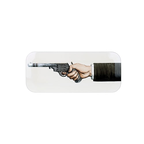 Braccio Con Pistola Tray in front of a white background