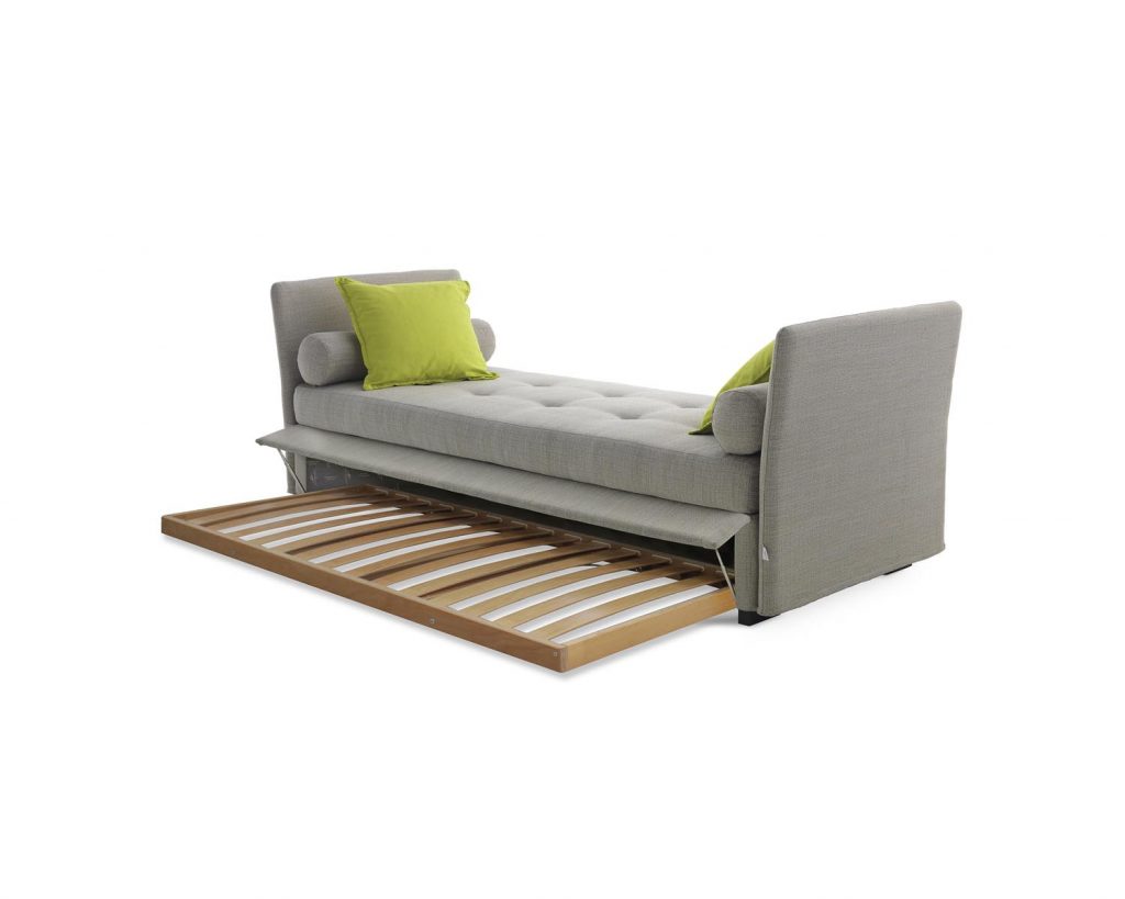 Front angled Figi in grey with bottom section opened up and left/right side up