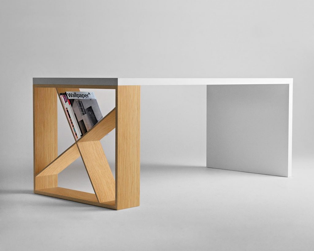 J-Table with a white top