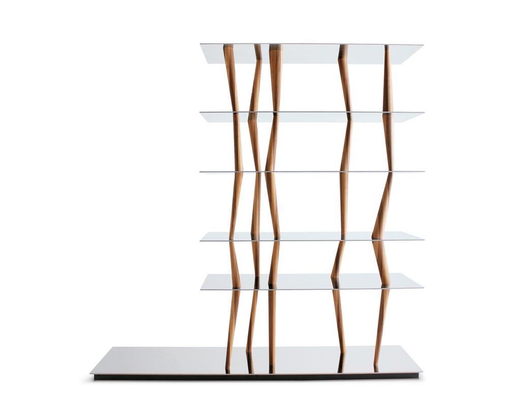 Sendai with shortened glass shelved against a white background