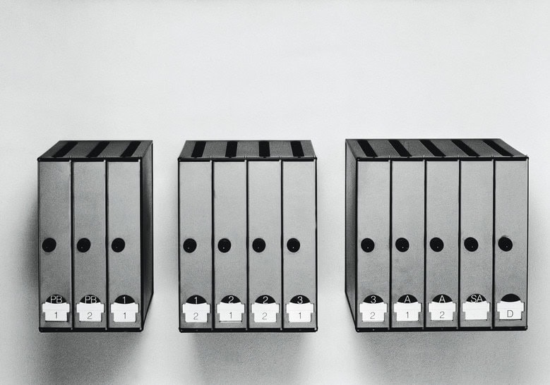 shelf made of stainless steel base in a silver tone with methacrylate windows on a white background