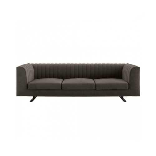 sofa made of steel base and completely upholstered in 