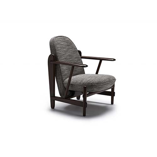 Gray sollon and dark wood finishes on a white background.
