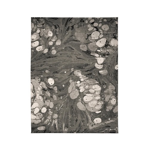 Gravity Rug features a dynamic marbled pattern in layered grayscale tones. Its swirling forms evoke depth and motion, making it a striking focal point for contemporary spaces.