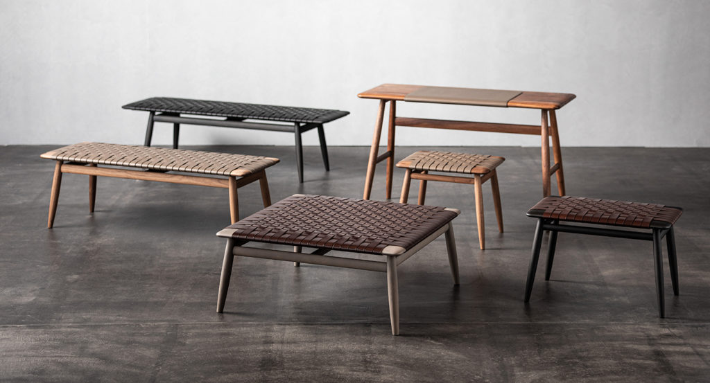 Fine decorative surface crafted from smooth leather.
