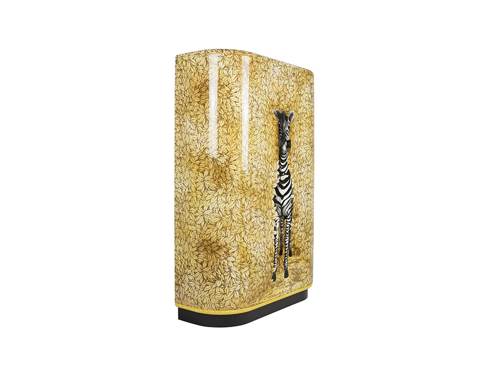 Curved cabinet Zebra